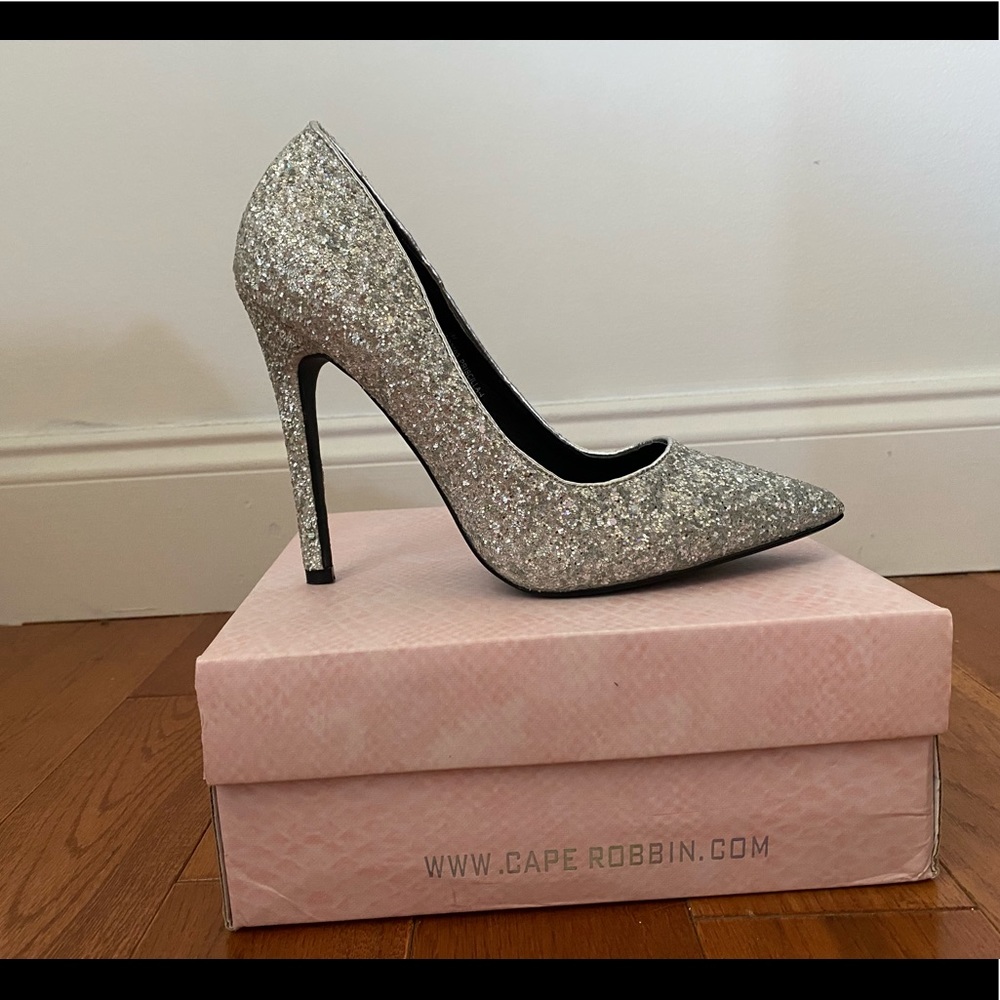 glitter heels